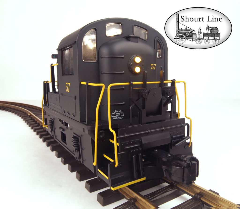 G SCALE ART-22501 Lil-Critter Diesel PRR Pennsylvania Loco NEW Left rear view