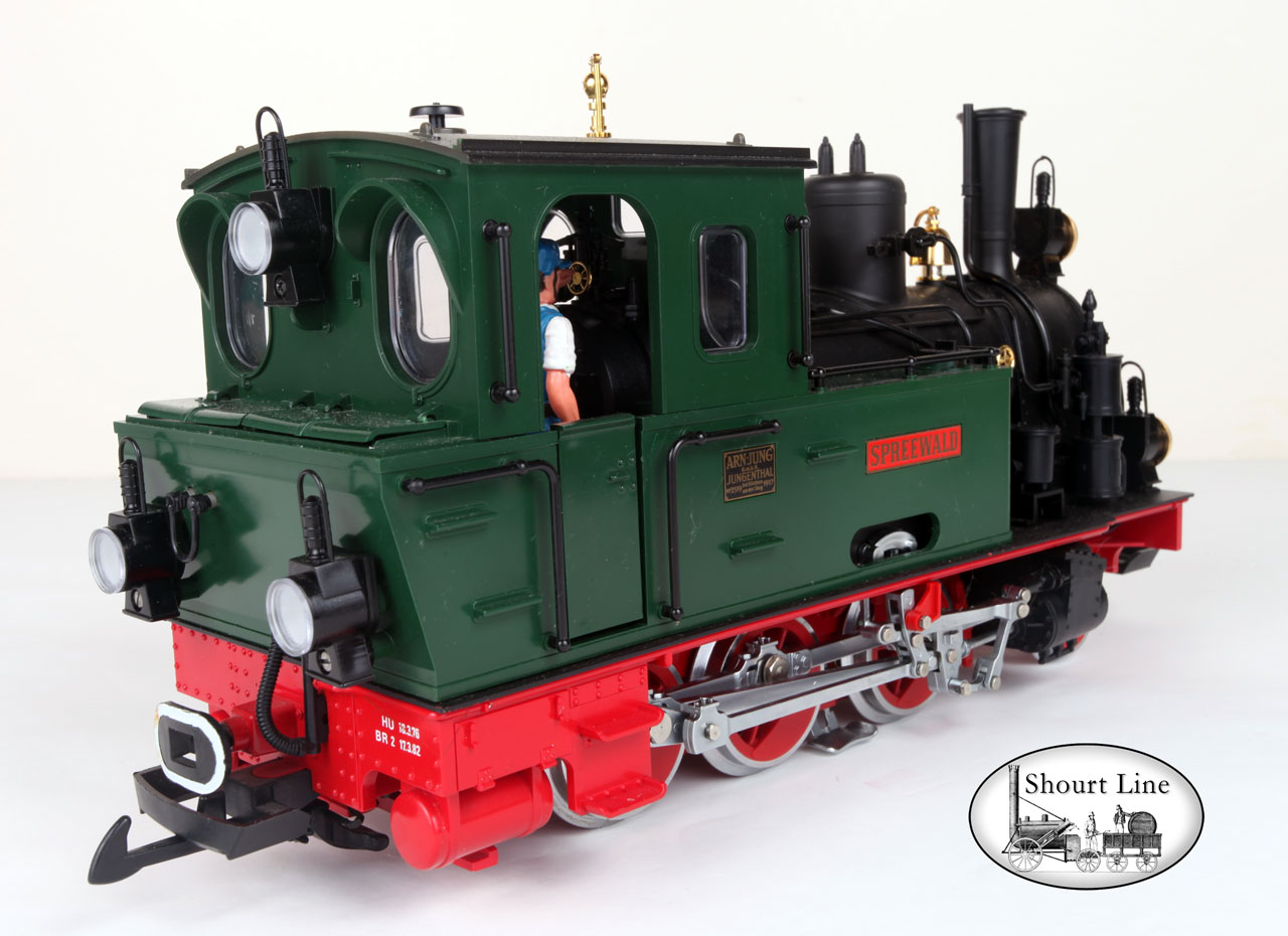 LGB 2074 Spreewald Steam Locomotive right rear view