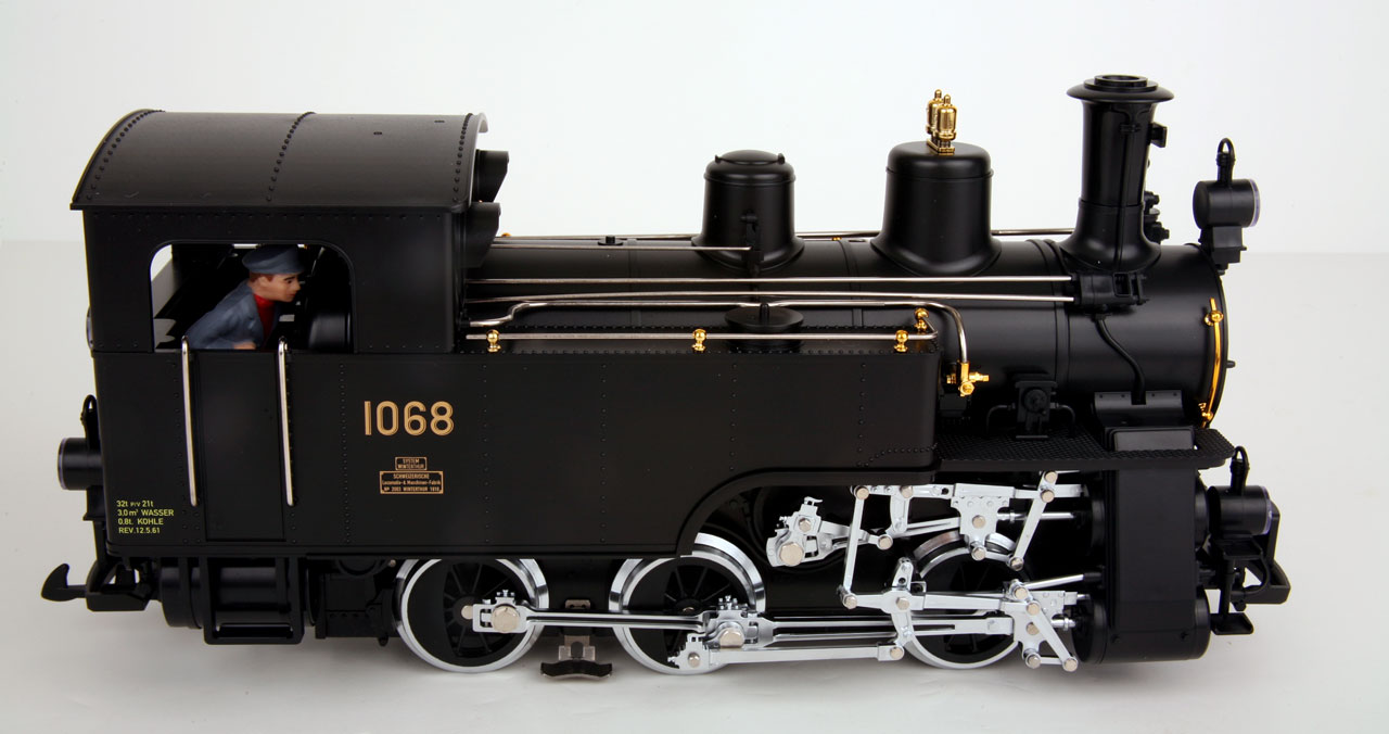LGB 21471 MTS/DCC SBB-Brunig HG 3/3 Rack Steam Locomotive right side