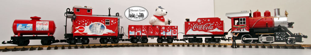HLW 15030 M&T Custom Red Mini Tanker 4 wheel Tank Car Coke® Polar Bear Graphics