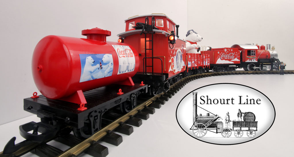 HLW 15030 M&T Custom Red Mini Tanker 4 wheel Tank Car Coke® Polar Bear Graphics