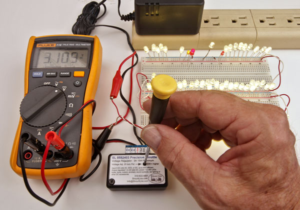 Easily power 1 to 300 LEDs in parallel with the Shourt Line LED Controller - Voltage Regulator